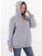 Unisex Nakışlı Gri Renk Kapüşonlu Sweatshirt (Nakış Gri Renk) Kapüşonlu sweatshirt kesimleri Unisex olarak belirlenmiştir. Hem Erkek hem de Kadın için dizayn edilmiştir. 8