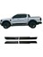 Roal Tunıng Ford Ranger T9 Kapı Gövde Kaplama Kabartma 2023+PİANO Black 2