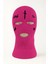 Göz Yaşı ve Kılıç Nakışlı Akrilik Unisex Fuşya Kışlık Motorcu Maskesi Örgü Kar Maskesi 1