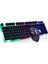 PL-357 Işıklı Gaming Oyuncu Kablolu Klavye Mouse Set 1