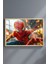 Süper Kahraman Çerçeveli Metal Poster Tablo 4