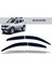 Roal Tunıng Dacia Duster Cam Rüzgarlığı 4 Parça 2010-2017 Uyumludur 2