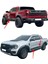 Roal Tunıng Ford Ranger T9UYUMLU Wildtrak Kapı Gövde Kaplama Koruma Kabartma 2023+ Piano Black 1