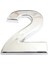 Cemax Krom Yapışkanlı 2 Rakamı 5 cm 1