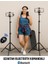 Bluetooth Kumandalı 210 cm Tripod Telefon Tutuculu Selfie Çubuğu Telefon, Kamera ve Lamba Tripodu 1