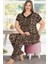 Lady Kısa Kollu Büyük Beden Pijama Takımı 1