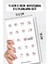 6'lı Sticker Seti / Bullet Journal / Scrapbook / Ajanda Etiket Seti / Sticker Book 3