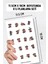 6'lı Sticker Seti / Bullet Journal / Scrapbook / Ajanda Etiket Seti / Sticker Book 1