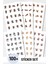 6'lı Sticker Seti / Bullet Journal / Scrapbook / Ajanda Etiket Seti / Sticker Book 2