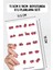 6'lı Sticker Seti / Bullet Journal / Scrapbook / Ajanda Etiket Seti / Sticker Book 1