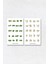 6'lı Sticker Seti / Bullet Journal / Scrapbook / Ajanda Etiket Seti / Sticker Book 2
