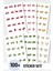 6'lı Sticker Seti / Bullet Journal / Scrapbook / Ajanda Etiket Seti / Sticker Book 3