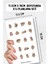 6'lı Sticker Seti / Bullet Journal / Scrapbook / Ajanda Etiket Seti / Sticker Book 3