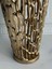 Antik Eskitme Gold Delikli Vazo-72 cm 4