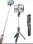 Bluetooth Kumandalı Kablosuz Tripod Selfie Çubuğu - Monopod Selfie Çubuğu 5