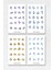 6'lı Sticker Seti / Bullet Journal / Scrapbook / Ajanda Etiket Seti / Sticker Book 2