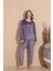 Baskılı Kadife Pijama Takımı 1