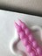 2'li Pembe Burgulu Spiral Şamdan Mumu - Renkli Dekoratif Mum 1