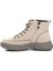 Gri Fermuarlı Lastik Bağcıklı Kadın Bot 26K310-13 Z 2