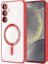 Samsung Galaxy S23 Kılıf Kross Magneticsafe Kapak - Kırmızı 1