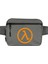 Half Life Logo Bel Çantası Fermuarlı Gri Renk 1