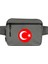 Ay Yıldız Bel Çantası Fermuarlı Gri Renk 1