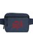 Death Logo Bel Çantası Fermuarlı Lacivert Renk 1