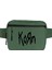 Korn Logo 2 Bel Çantası Fermuarlı Yeşil Renk 1