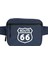 ROUTE66 Logo Bel Çantası Fermuarlı Lacivert Renk 1