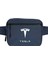 Tesla Logo Text Bel Çantası Fermuarlı Lacivert Renk 1
