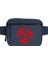 Naruto Cep Logo Bel Çantası Fermuarlı Lacivert Renk 1