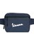 Vespa Logo 3 Bel Çantası Fermuarlı Lacivert Renk 1