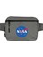 Nasa Logo Bel Çantası Fermuarlı Gri Renk 1