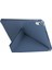 Apple iPad 11. Nesil (A16) 11 Inc (2025) Yatay ve Dikey Standlı Antişok Köşe Korumalı Kalemlikli Origami Slikon Kılıf 2