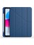 Apple iPad 11. Nesil (A16) 11 Inc (2025) Yatay ve Dikey Standlı Antişok Köşe Korumalı Kalemlikli Origami Slikon Kılıf 3