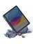 Apple iPad 11. Nesil (A16) 11 Inc (2025) Yatay ve Dikey Standlı Antişok Köşe Korumalı Kalemlikli Origami Slikon Kılıf 6