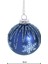 Yılbaşı Topu Lacivert 8cm 2