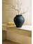 Siyah Dokulumodern Iskandinav Tarz Eleni Vazo Ev Dekorasyon El Yapımı Stoneware Vazo 24 cm 3