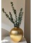 Gold Avangart Trend Avrupa Iskandinav Tarz Şık Büyük Boy Seramik Vazo 3