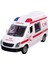 2'li Ekip Arabası Seti Ambulans ve Polis Sürtmeli Oyuncak Araba 12 Cm. 4