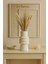 Krem Rengi Seramik Vazo Meri Iskandinav Tarzı Modern Minimalist Sade Dekoratif 23 cm Vazo 1