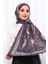 Kahverengi Desenli Kraş Şal 1