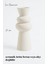 Kremit Rengi Vazo Iskandinav Tarzı Modern Minimalist Sade Dekoratif 31 cm Vazo 6