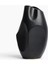 Vazo Seramik Siyah Renk Modern Xl Boy 23CM Avrupa Japandi Iskandinav Tarzı 2