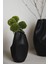 Vazo Seramik Siyah Renk Modern Xl Boy 23CM Avrupa Japandi Iskandinav Tarzı 3
