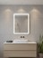 Akıllı Buhar Tutmaz 3 LED Işıklı Dekoratif Banyo Aynası 60 x 80 cm 1
