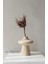 Krem Bohem Yeni Tarz Krem Sade Minimalist Iskandinav Tarzı Milone Vazo Seramik 21*18CM 2