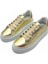 Ravella Hakiki Deri Basic Gold Kadın Sneaker 3