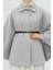 Gri Kemerli Kaşe Panço 1