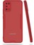 Ieg Samsung Galaxy A02S Kılıf Platin Silikon - Kırmızı 1